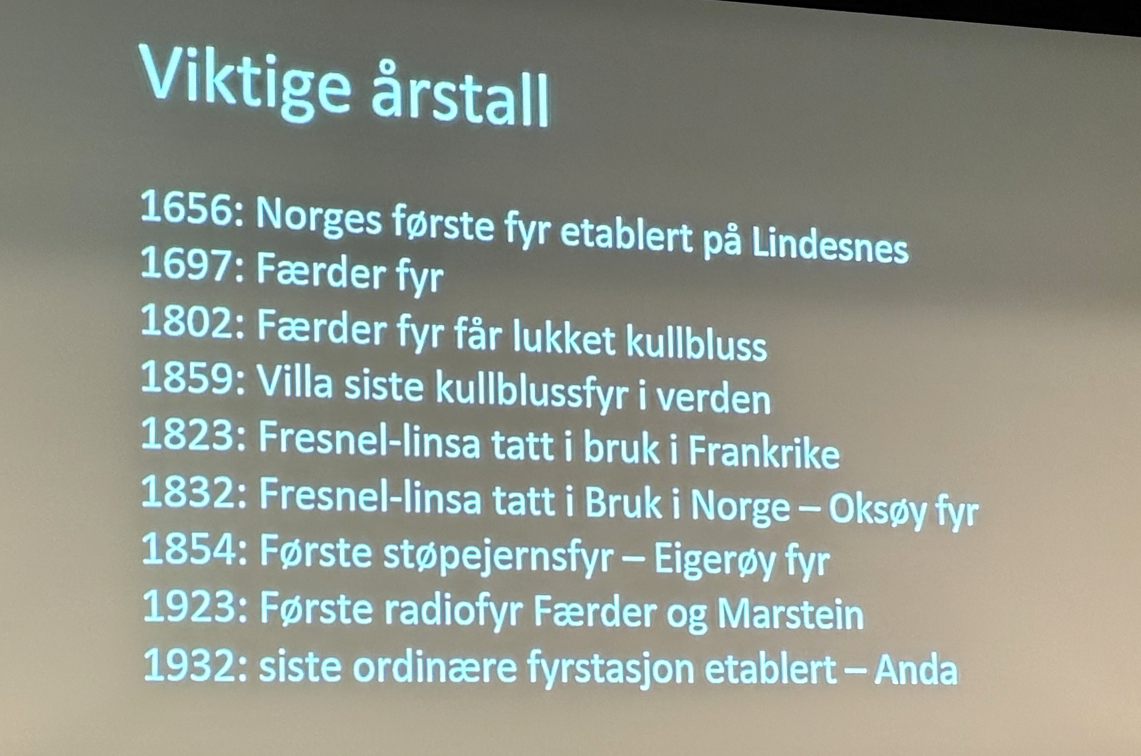 Årstall